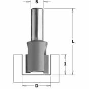 Fresa para rebaje en copete media caña Solid Surface D24 I11 L38 S8